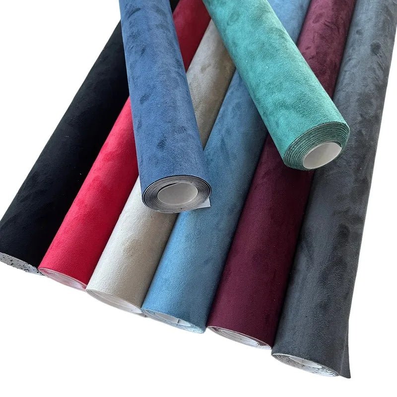 Cuir Autocollant en velours adhésif "Le Velours Élégant" - Restaur Cuirs