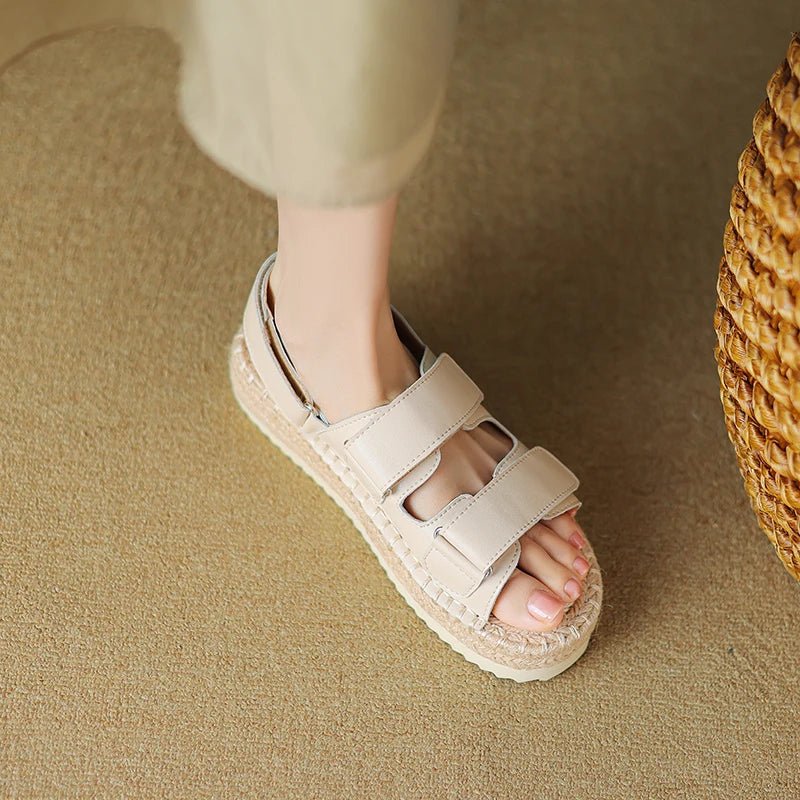 Espadrilles Femme Cuir Confortables "La Sérénité"