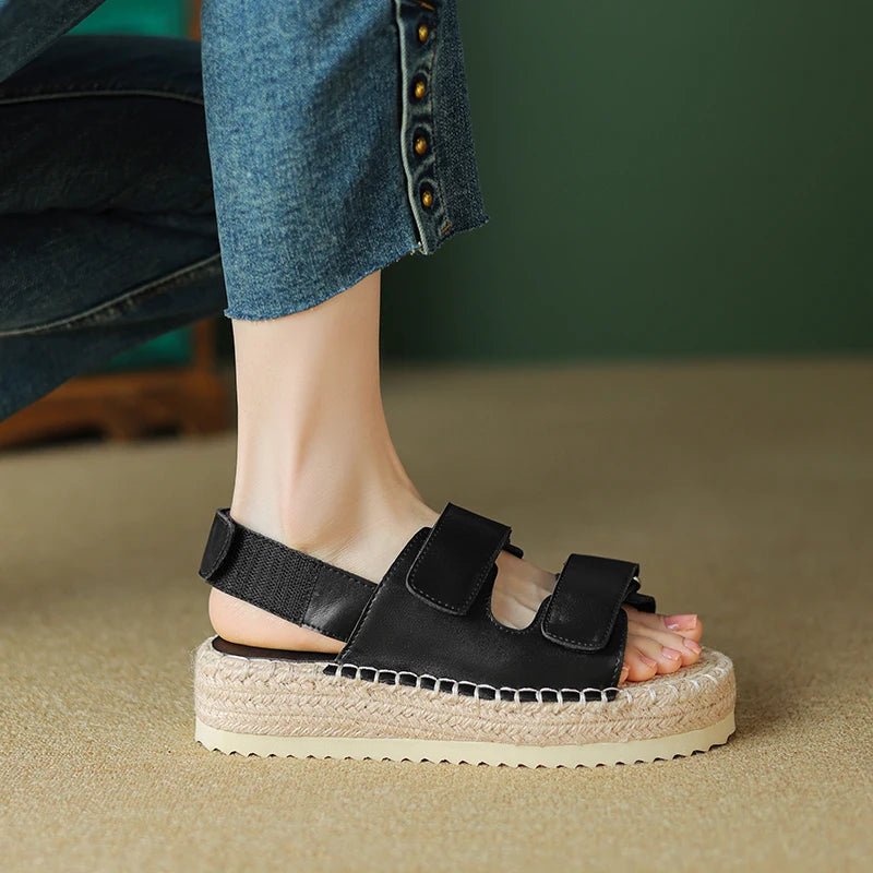 Espadrilles Femme Cuir Confortables "La Sérénité"