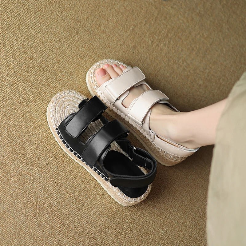 Espadrilles Femme Cuir Confortables "La Sérénité"