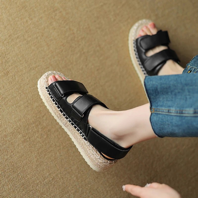 Espadrilles Femme Cuir Confortables "La Sérénité"