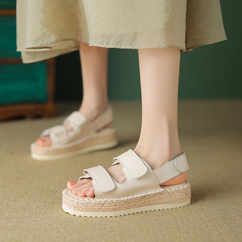 Espadrilles Femme Cuir Confortables "La Sérénité"