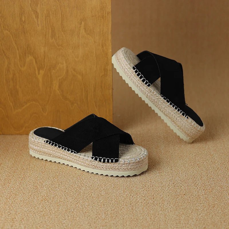 Espadrilles Femme Cuir Confortables "La Sophora"