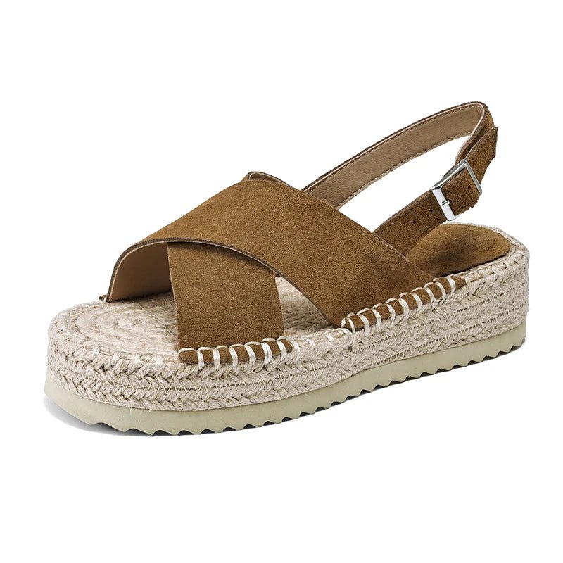 Espadrilles Femme Cuir Élégantes "La Passionnée"