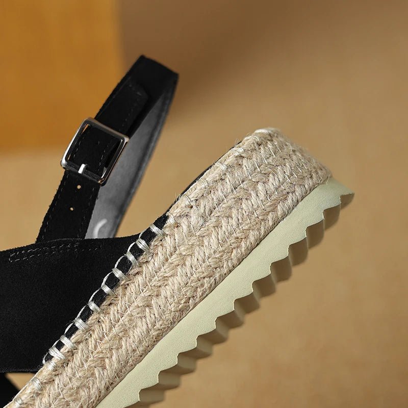 Espadrilles Femme Cuir Élégantes "La Passionnée"