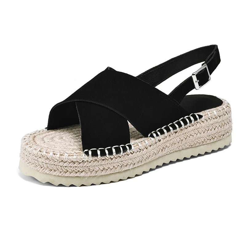 Espadrilles Femme Cuir Élégantes "La Passionnée"