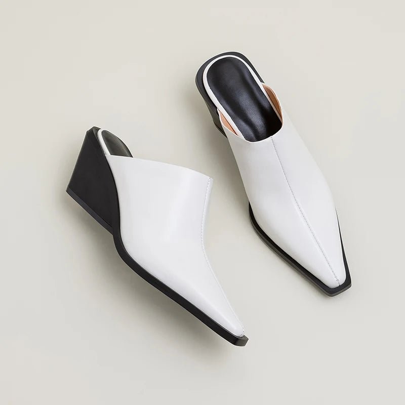 Mule en Cuir pour Femme chic et confortable "La Opale"