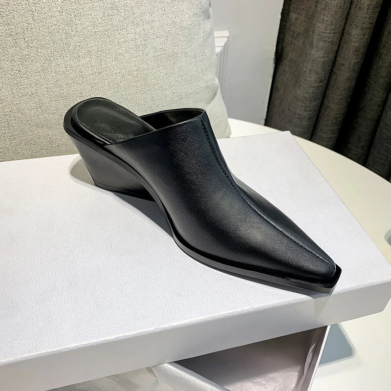 Mule en Cuir pour Femme chic et confortable "La Opale"