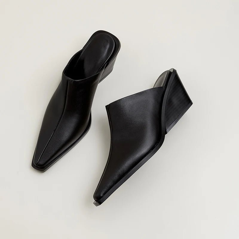 Mule en Cuir pour Femme chic et confortable "La Opale"