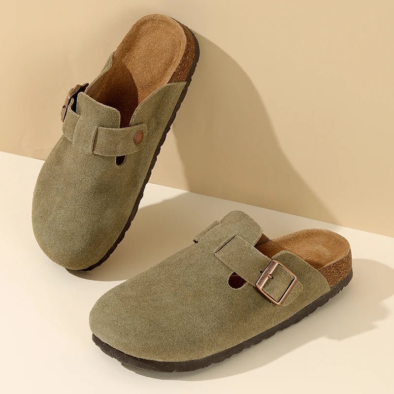 Mule en Cuir pour Femme Confort et Élégance "La Plaisance"