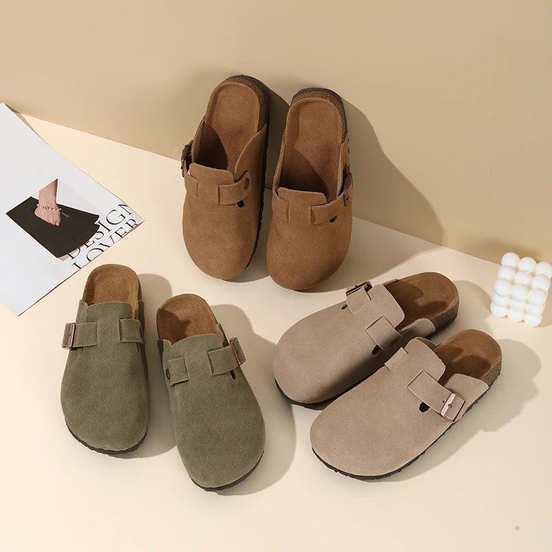 Mule en Cuir pour Femme Confort et Élégance "La Plaisance"