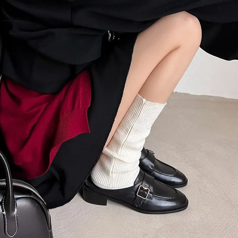 Mule en Cuir pour Femme Élégance Rétro "La Renaissance"