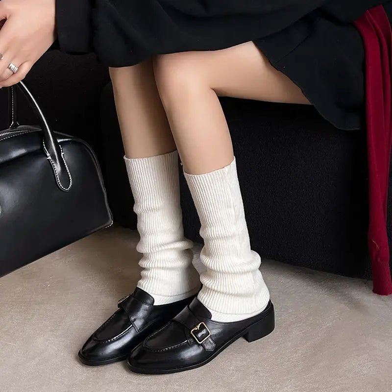 Mule en Cuir pour Femme Élégance Rétro "La Renaissance"