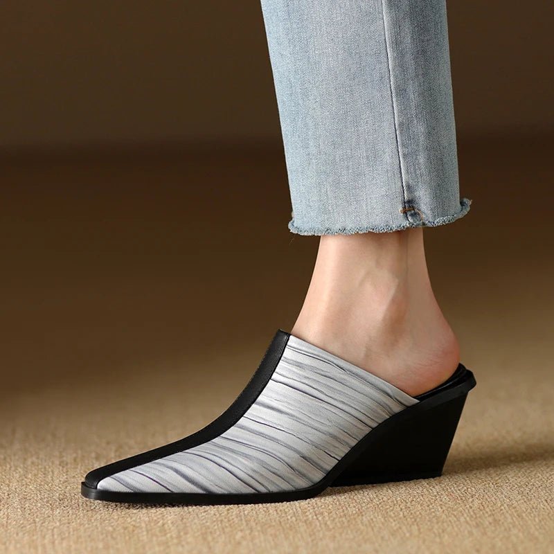 Mule en Cuir pour Femme Élégante "La Désirable"