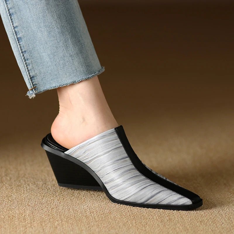 Mule en Cuir pour Femme Élégante "La Désirable"