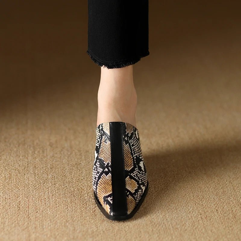 Mule en Cuir pour Femme Élégante "La Désirable"