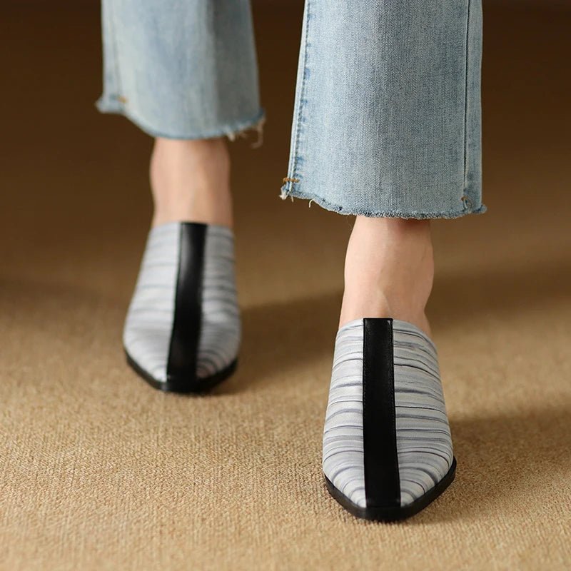 Mule en Cuir pour Femme Élégante "La Désirable"