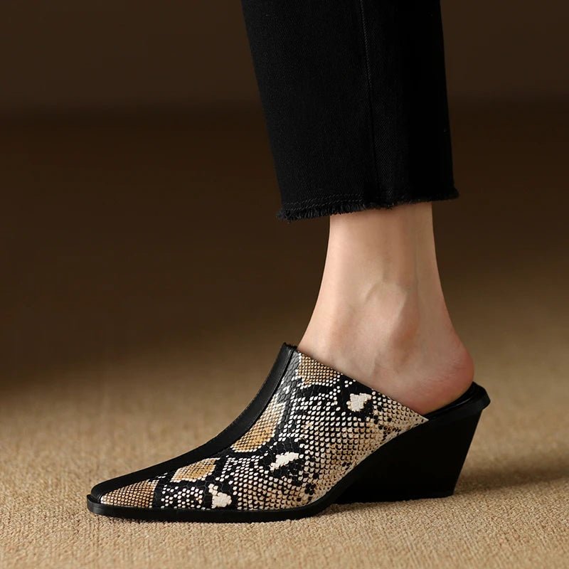 Mule en Cuir pour Femme Élégante "La Désirable"