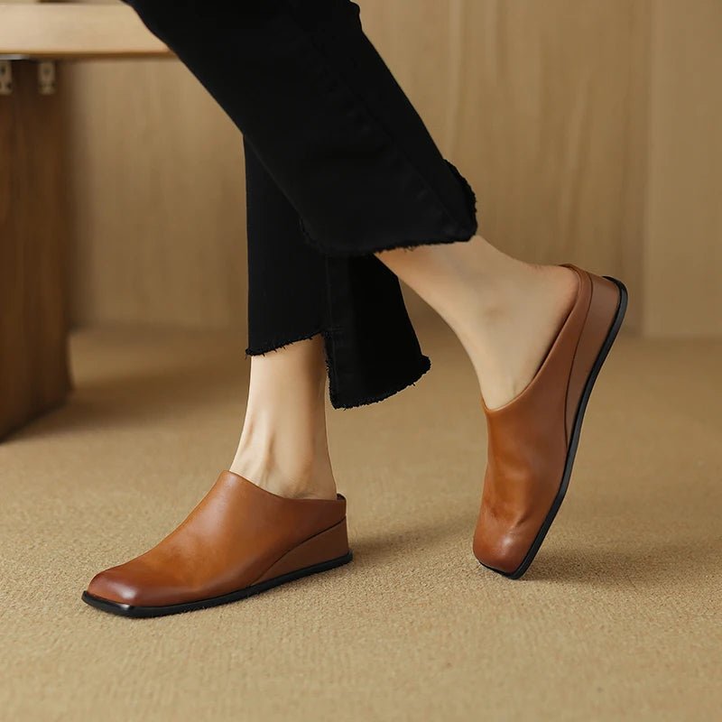 Mule en Cuir pour Femme élégante "La Mirage"