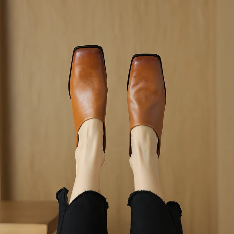 Mule en Cuir pour Femme élégante "La Mirage"