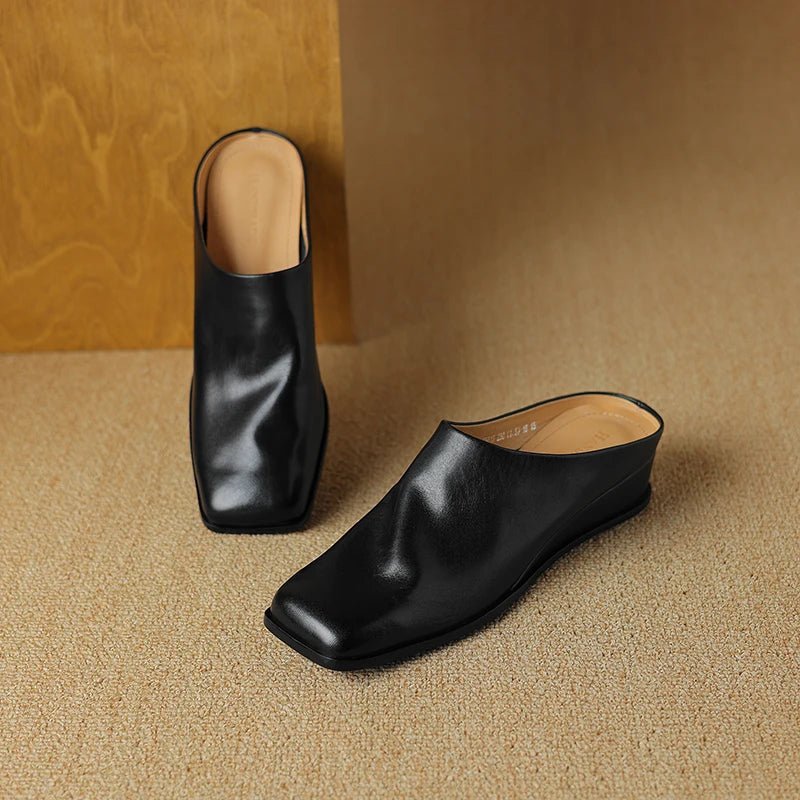 Mule en Cuir pour Femme élégante "La Mirage"