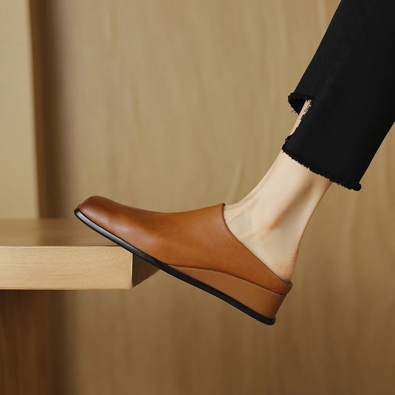 Mule en Cuir pour Femme élégante "La Mirage"