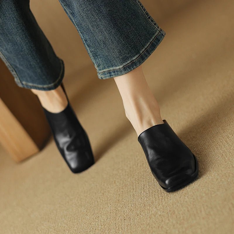 Mule en Cuir pour Femme élégante "La Mirage"