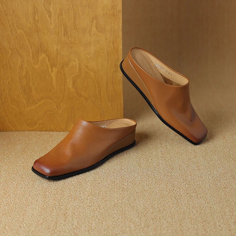 Mule en Cuir pour Femme élégante "La Mirage"