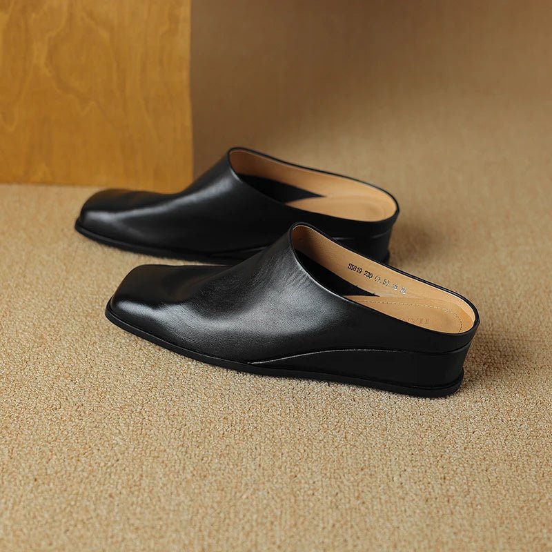 Mule en Cuir pour Femme élégante "La Mirage"