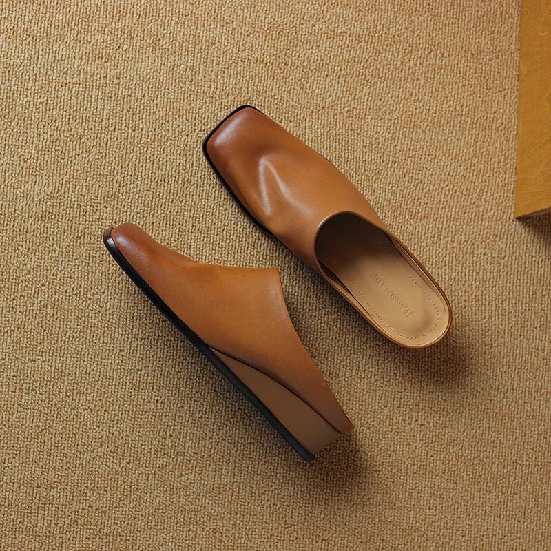 Mule en Cuir pour Femme élégante "La Mirage"