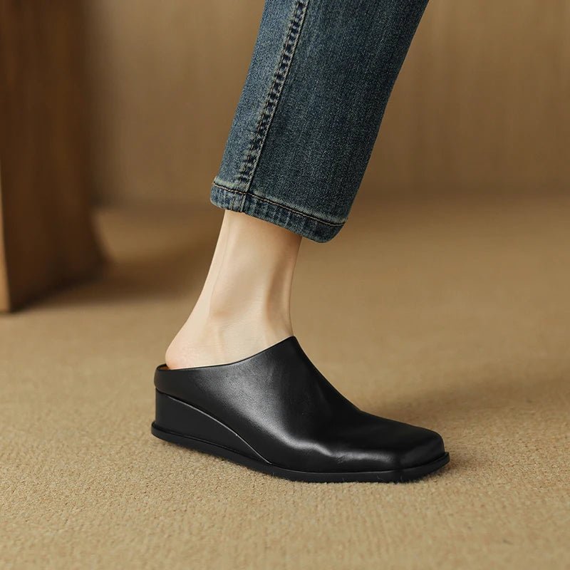 Mule en Cuir pour Femme élégante "La Mirage"