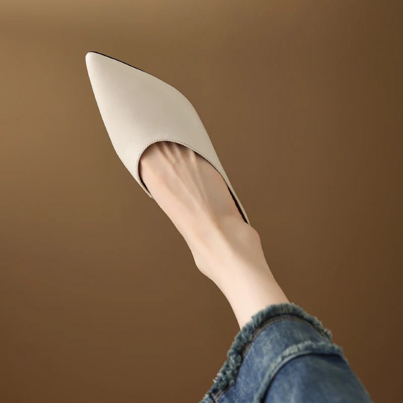 Mule en Cuir pour Femme Élégante "La Stellar"