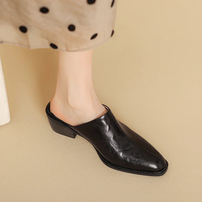 Mule en Cuir pour Femme "La Chérie"