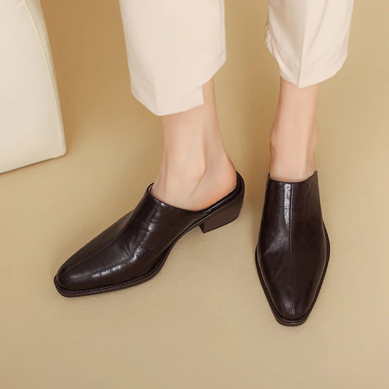 Mule en Cuir pour Femme "La Chérie"