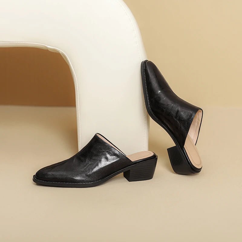 Mule en Cuir pour Femme "La Chérie"