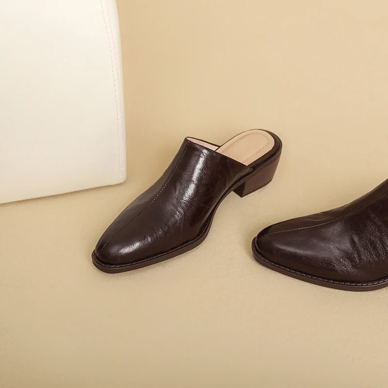 Mule en Cuir pour Femme "La Chérie"