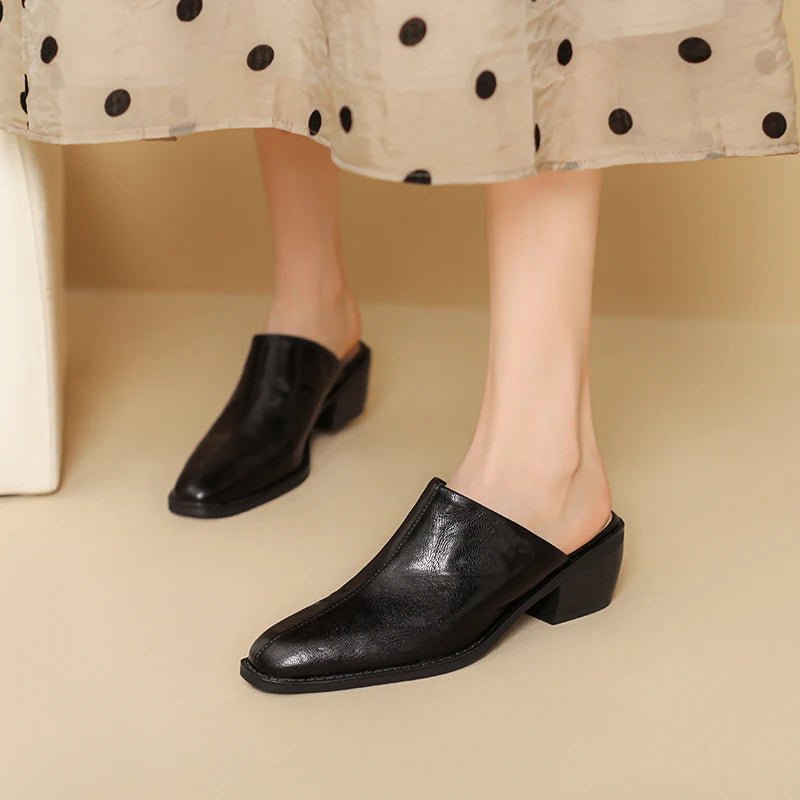 Mule en Cuir pour Femme "La Chérie"
