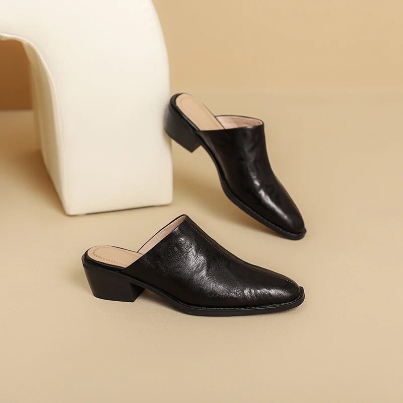 Mule en Cuir pour Femme "La Chérie"