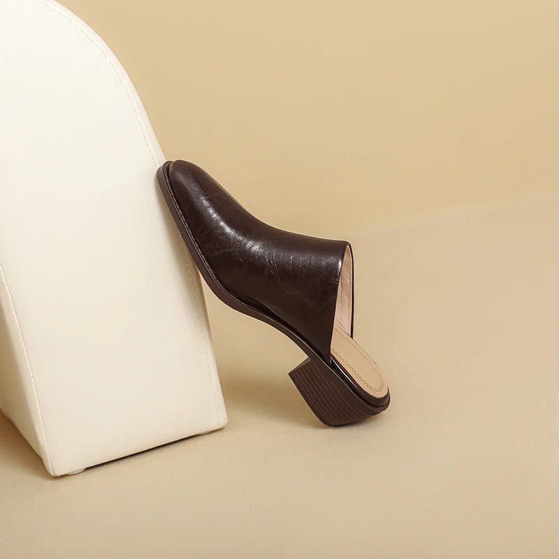 Mule en Cuir pour Femme "La Chérie"