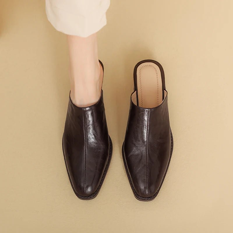 Mule en Cuir pour Femme "La Chérie"