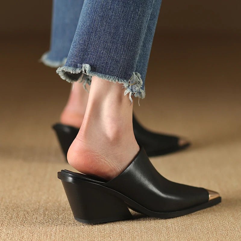 Mule en Cuir pour Femme "La Inspirante"