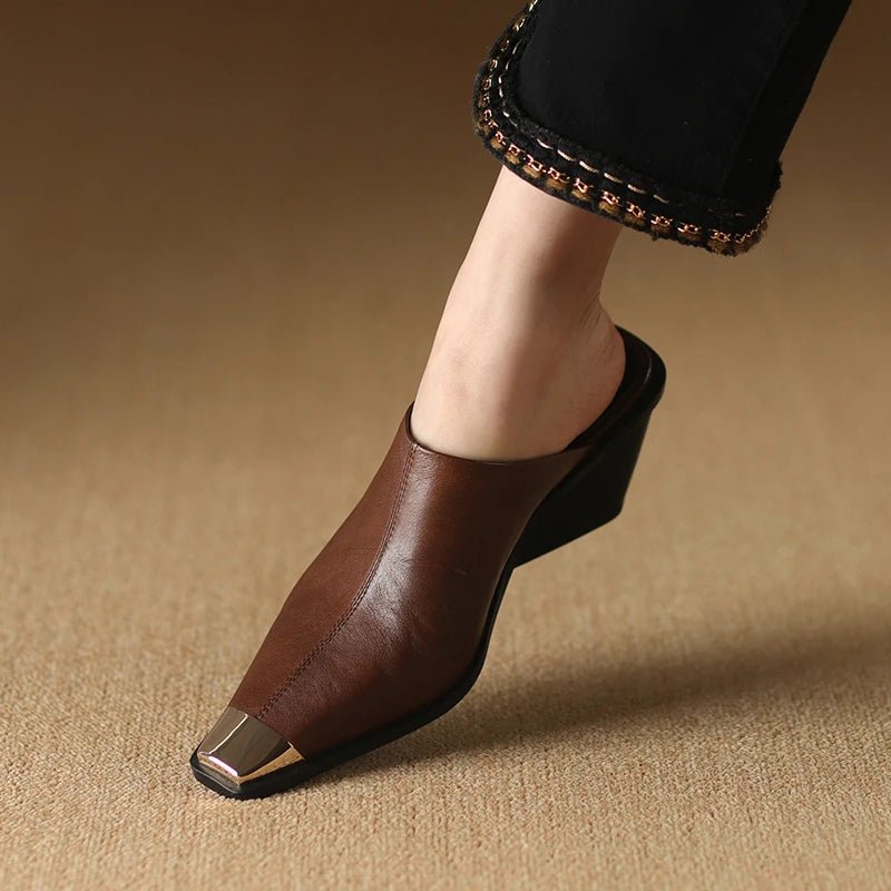 Mule en Cuir pour Femme "La Inspirante"