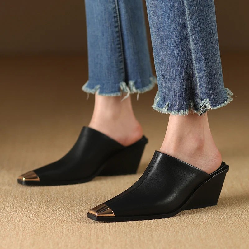 Mule en Cuir pour Femme "La Inspirante"
