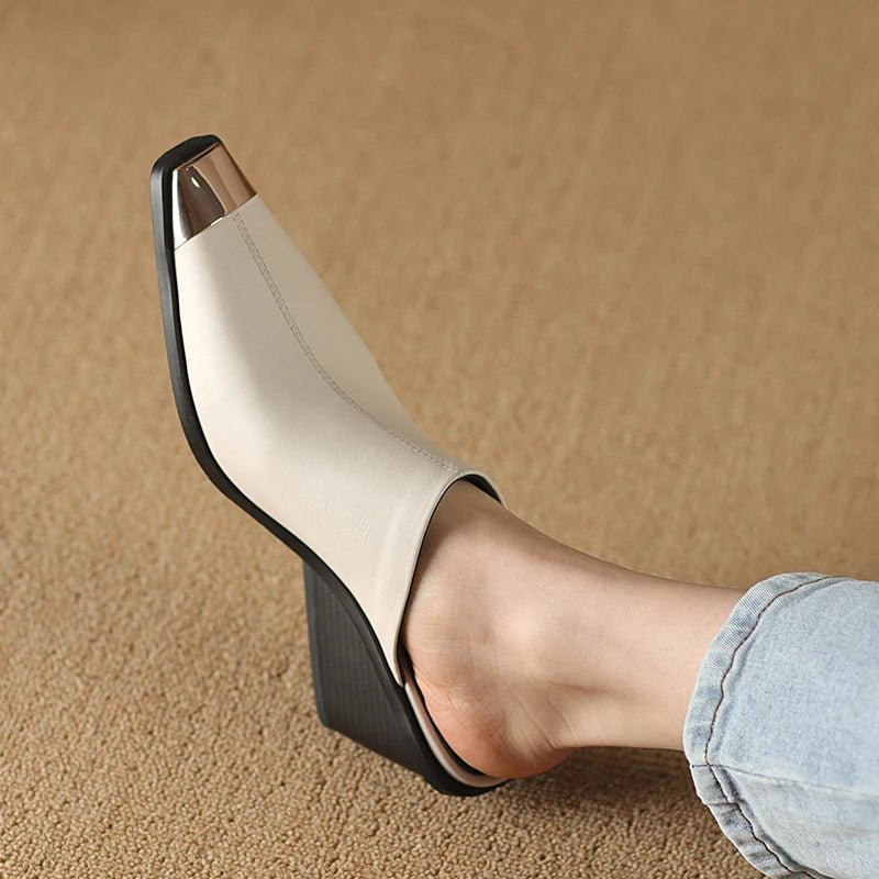 Mule en Cuir pour Femme "La Inspirante"