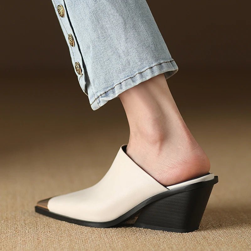 Mule en Cuir pour Femme "La Inspirante"