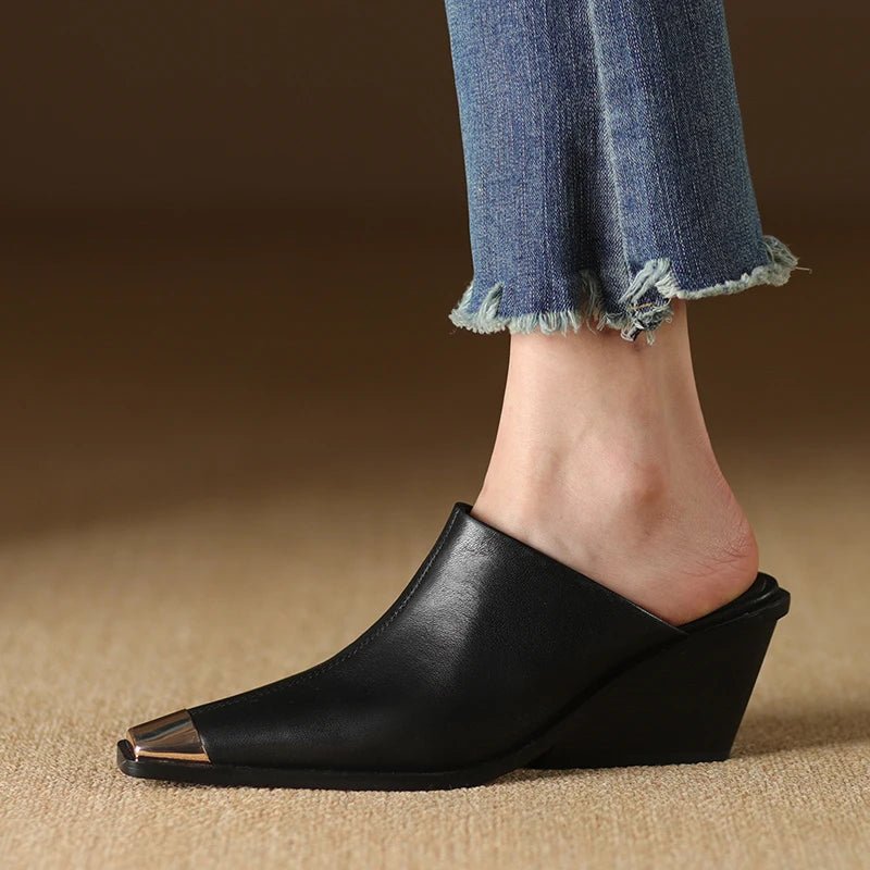 Mule en Cuir pour Femme "La Inspirante"