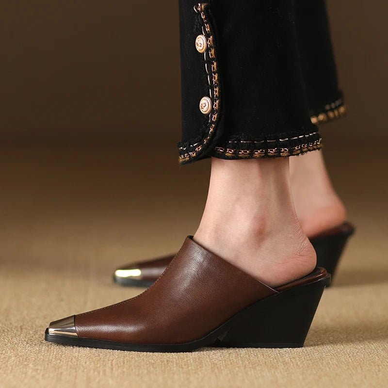 Mule en Cuir pour Femme "La Inspirante"