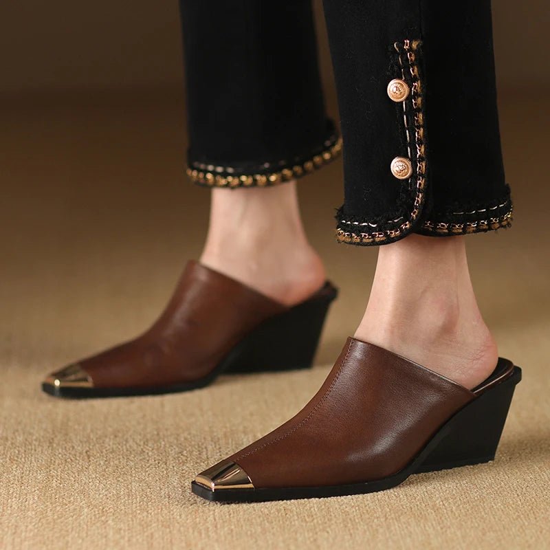 Mule en Cuir pour Femme "La Inspirante"