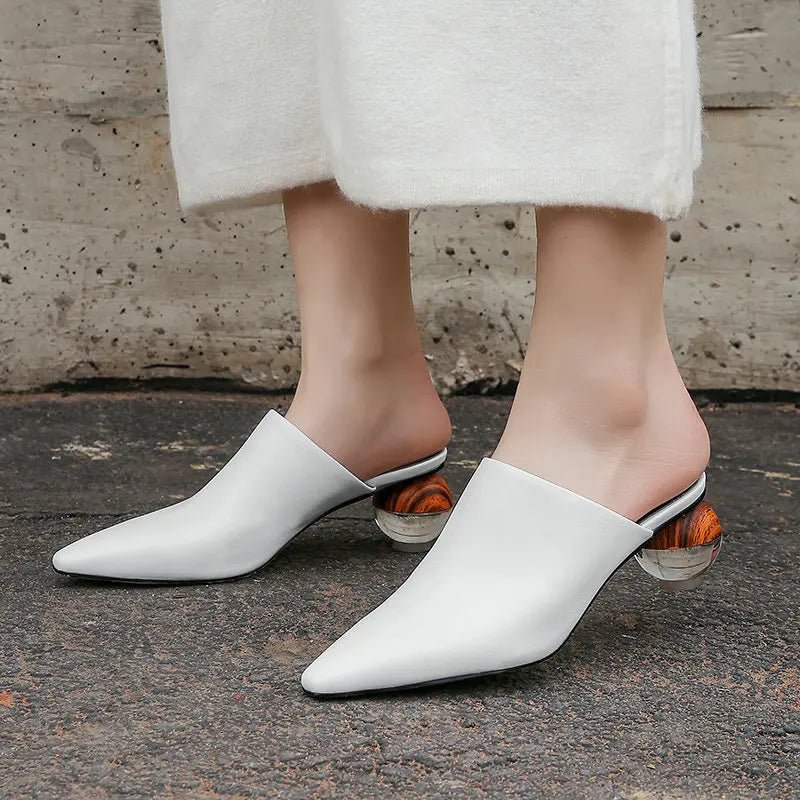 Mule en Cuir pour Femme "La Majesté"
