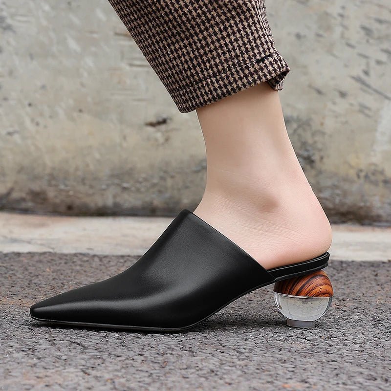 Mule en Cuir pour Femme "La Majesté"